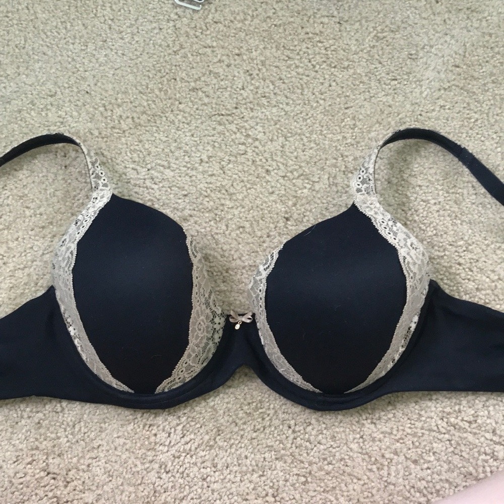 Black and Tan lace bra